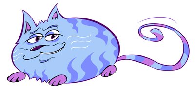 Curvy Cat (caricature) by Neale Osborne